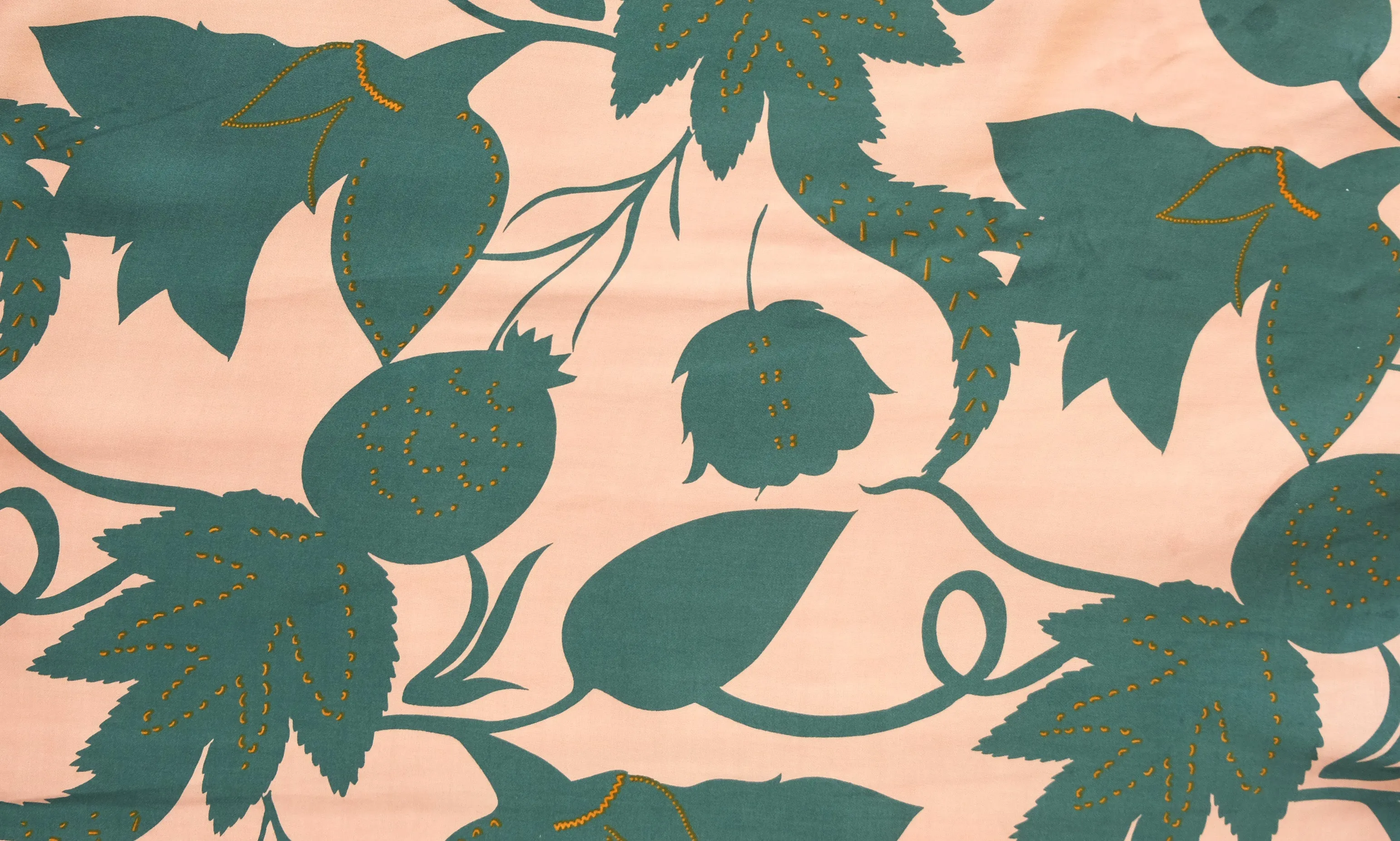 Second Female Tea Dress in Pink and Green, M