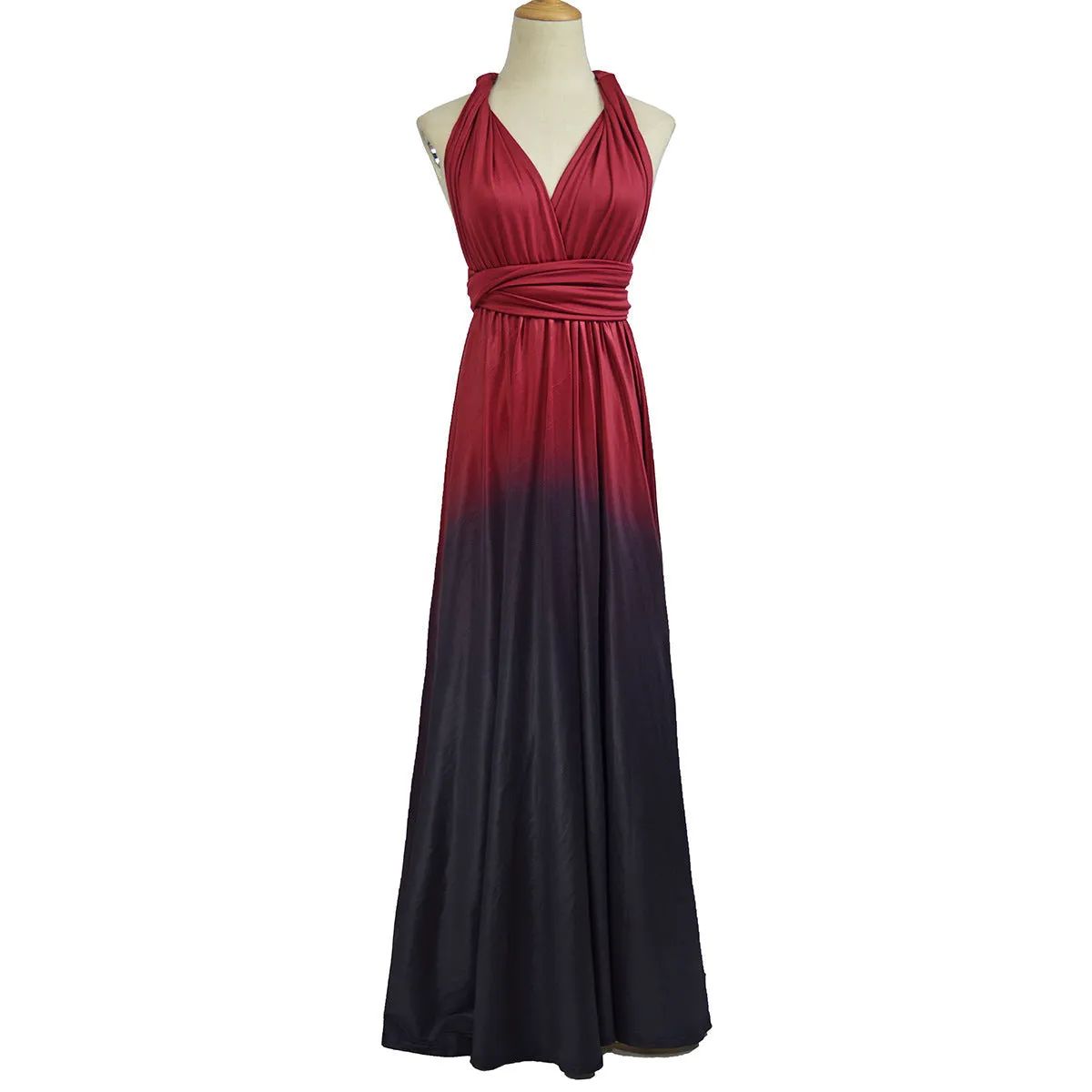 Sexy backless multi-way wrap floor-length dress | transformer evening gowns long prom dress