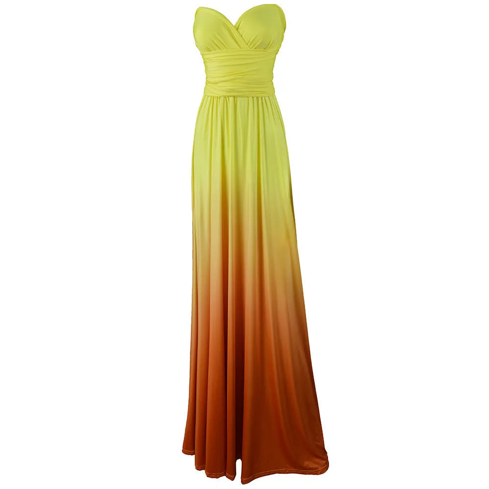 Sexy backless multi-way wrap floor-length dress | transformer evening gowns long prom dress