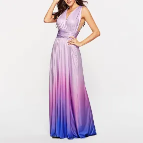 Sexy backless multi-way wrap floor-length dress | transformer evening gowns long prom dress