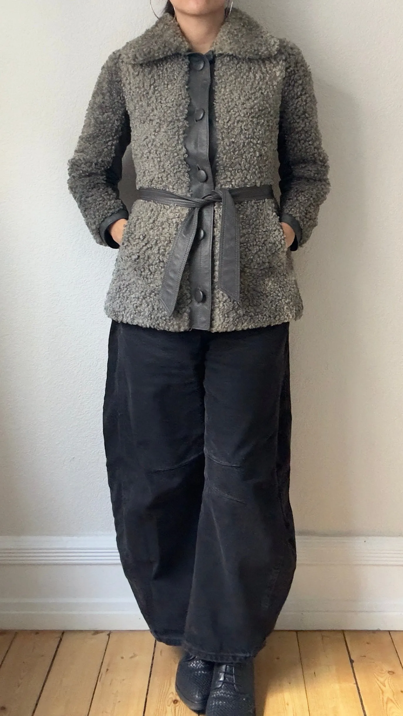 Sheepskin Winter Jacket - size XS-S