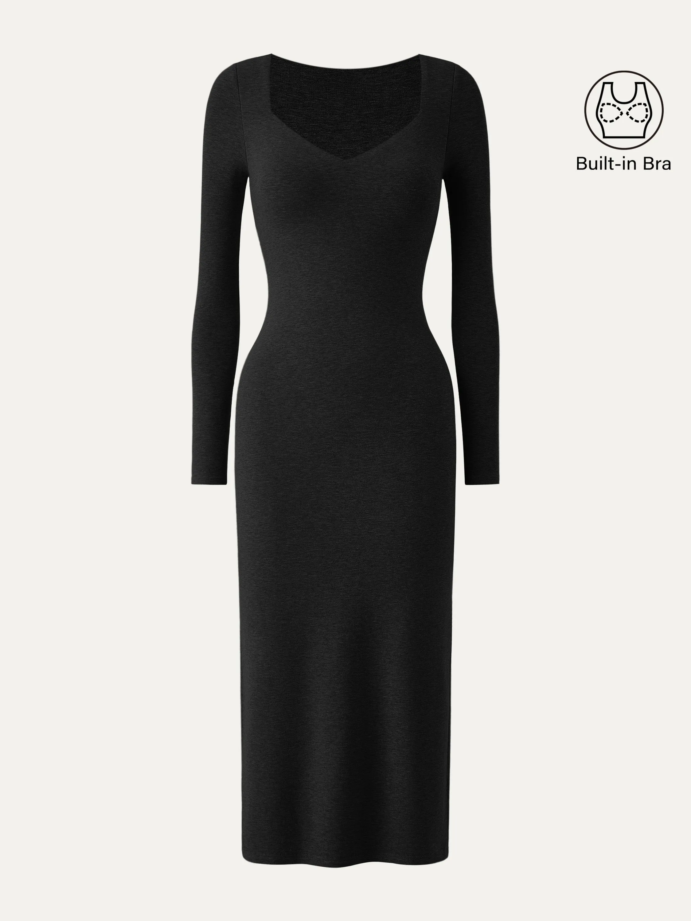 Sweetheart Neckline Midi Brami Dress