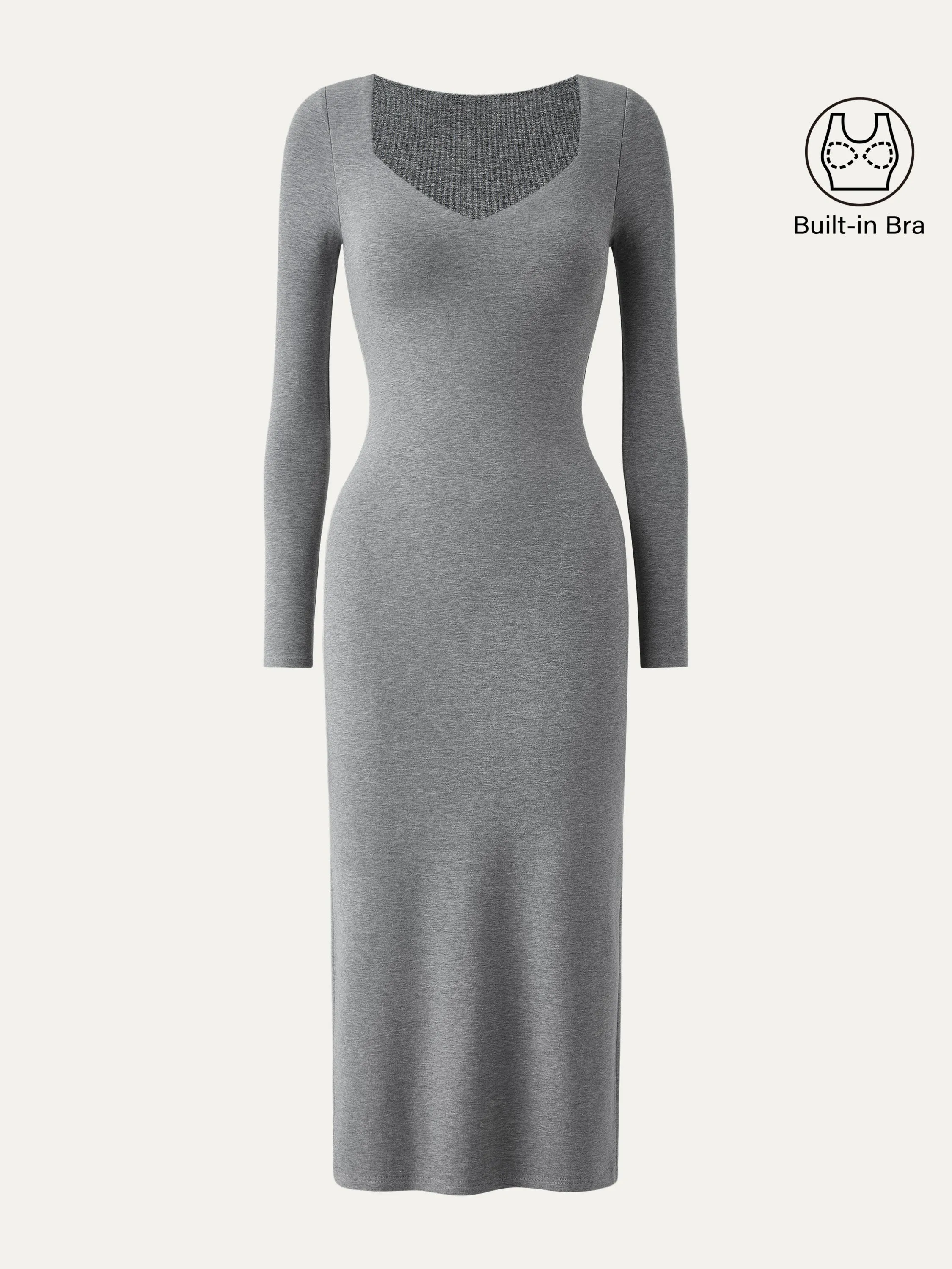 Sweetheart Neckline Midi Brami Dress