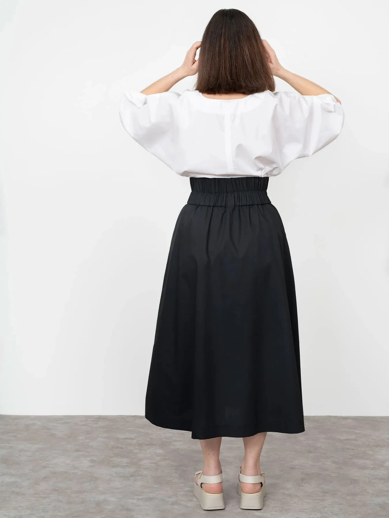THE ASSEMBLY LINE • Elastic Waist Maxi Skirt Sewing Pattern (XS - L)