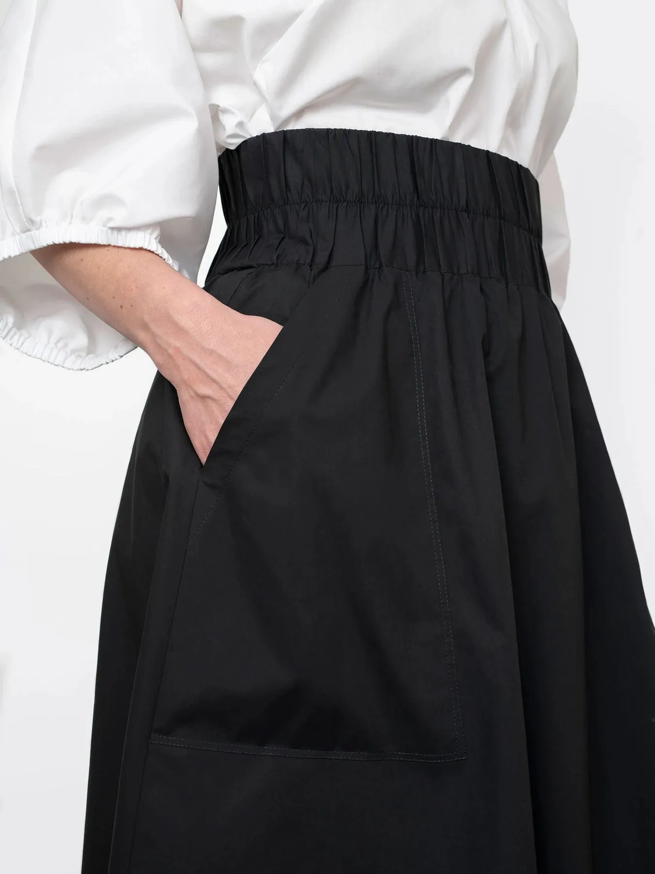 THE ASSEMBLY LINE • Elastic Waist Maxi Skirt Sewing Pattern (XS - L)