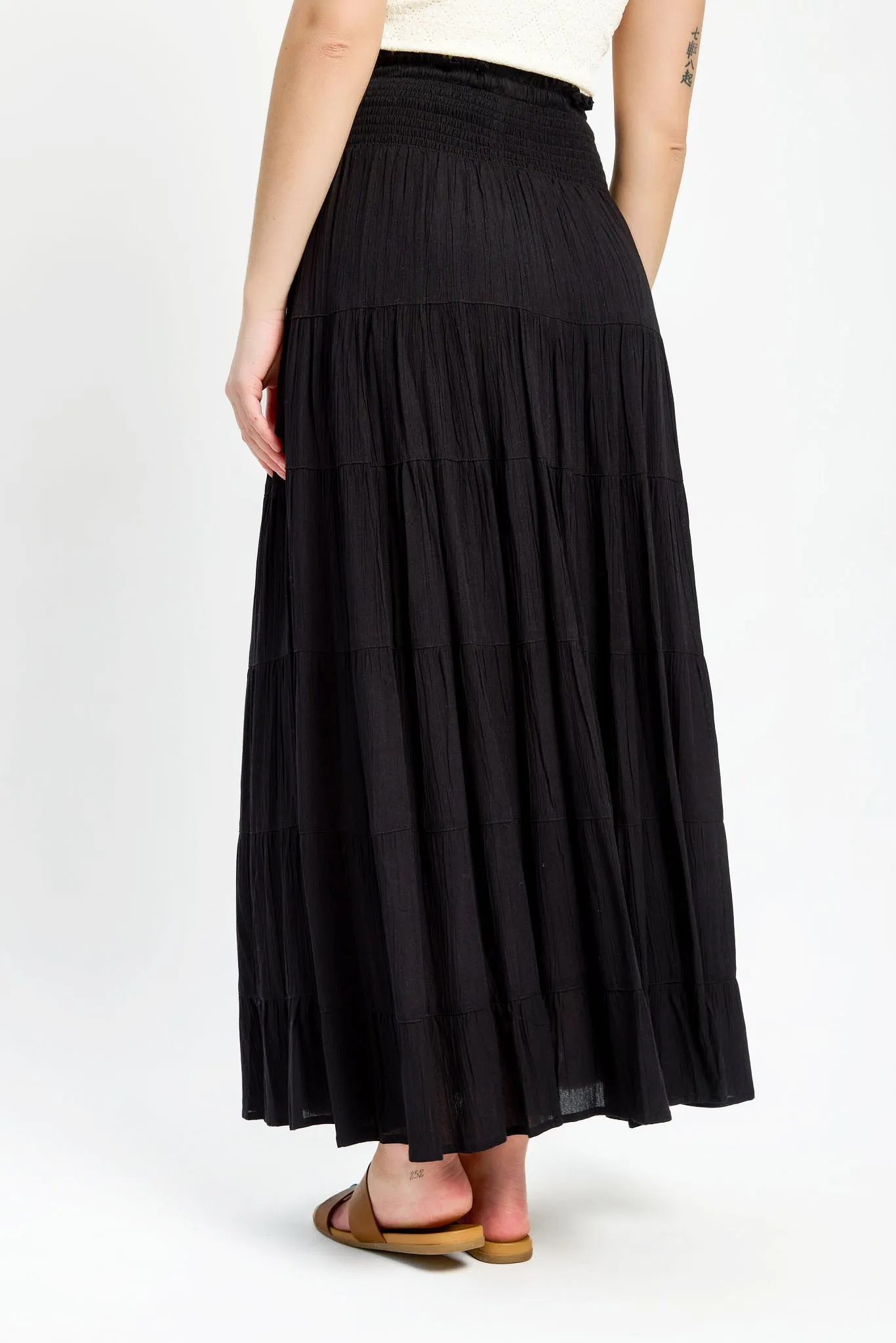 Tiered Maxi Skirt