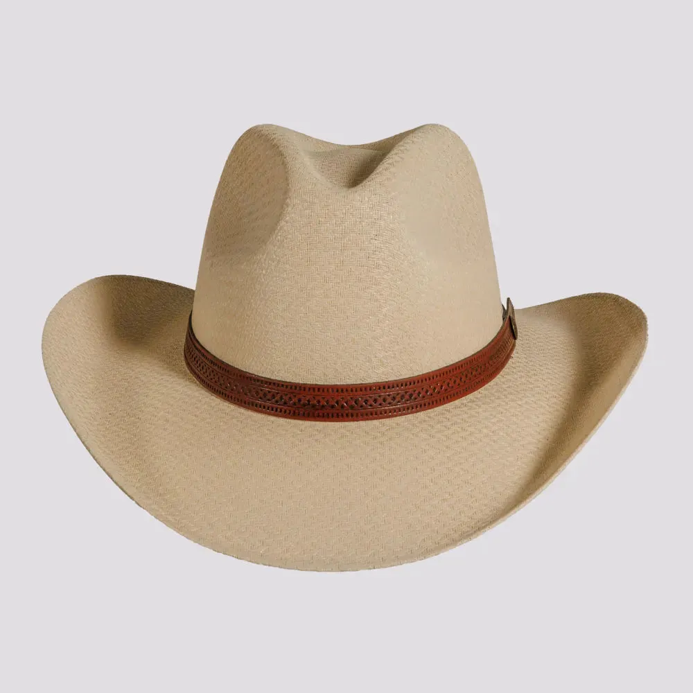 Tulsa | Mens Woven Canvas Cotton Australiano Cowboy Hat
