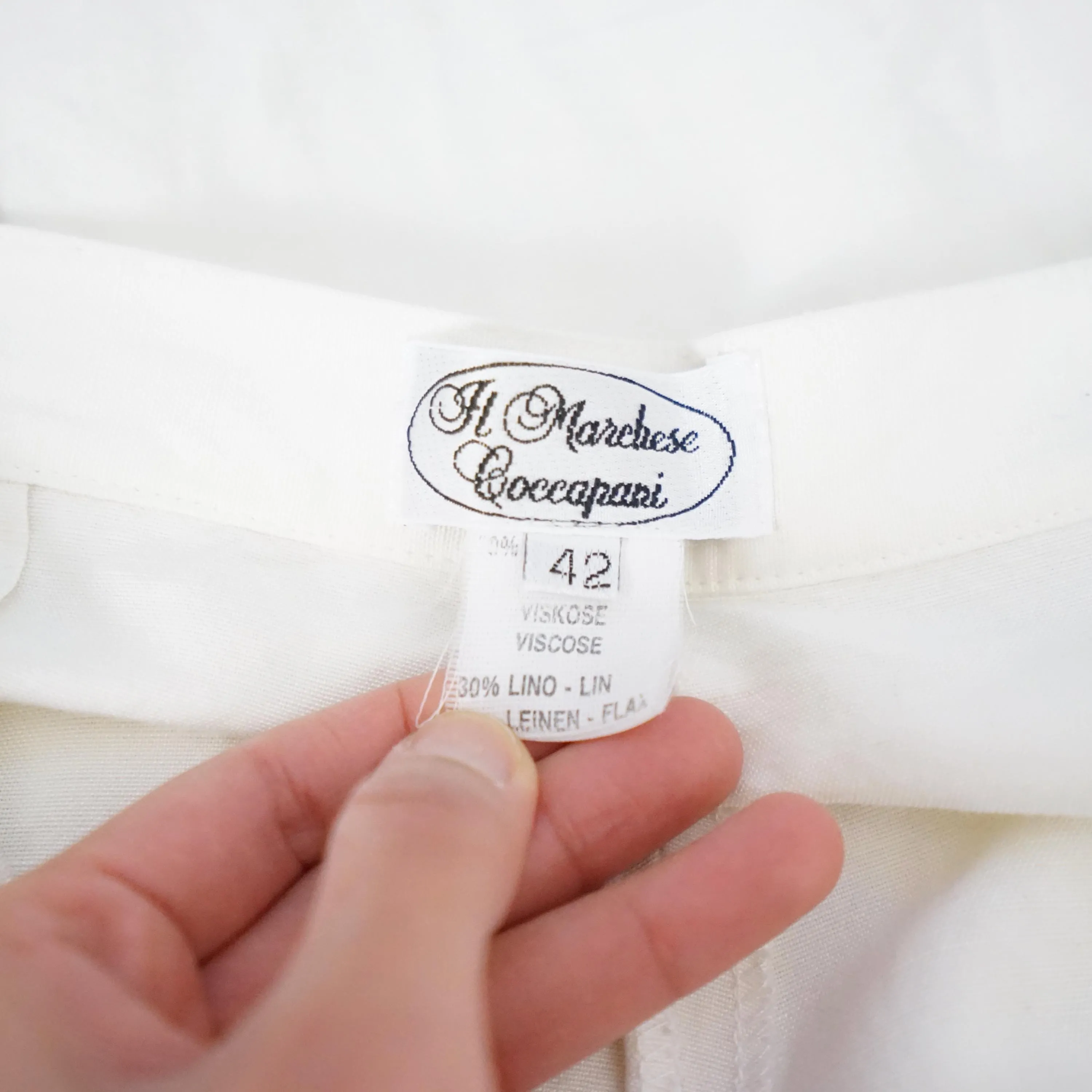 Vintage linen mix Pants size S