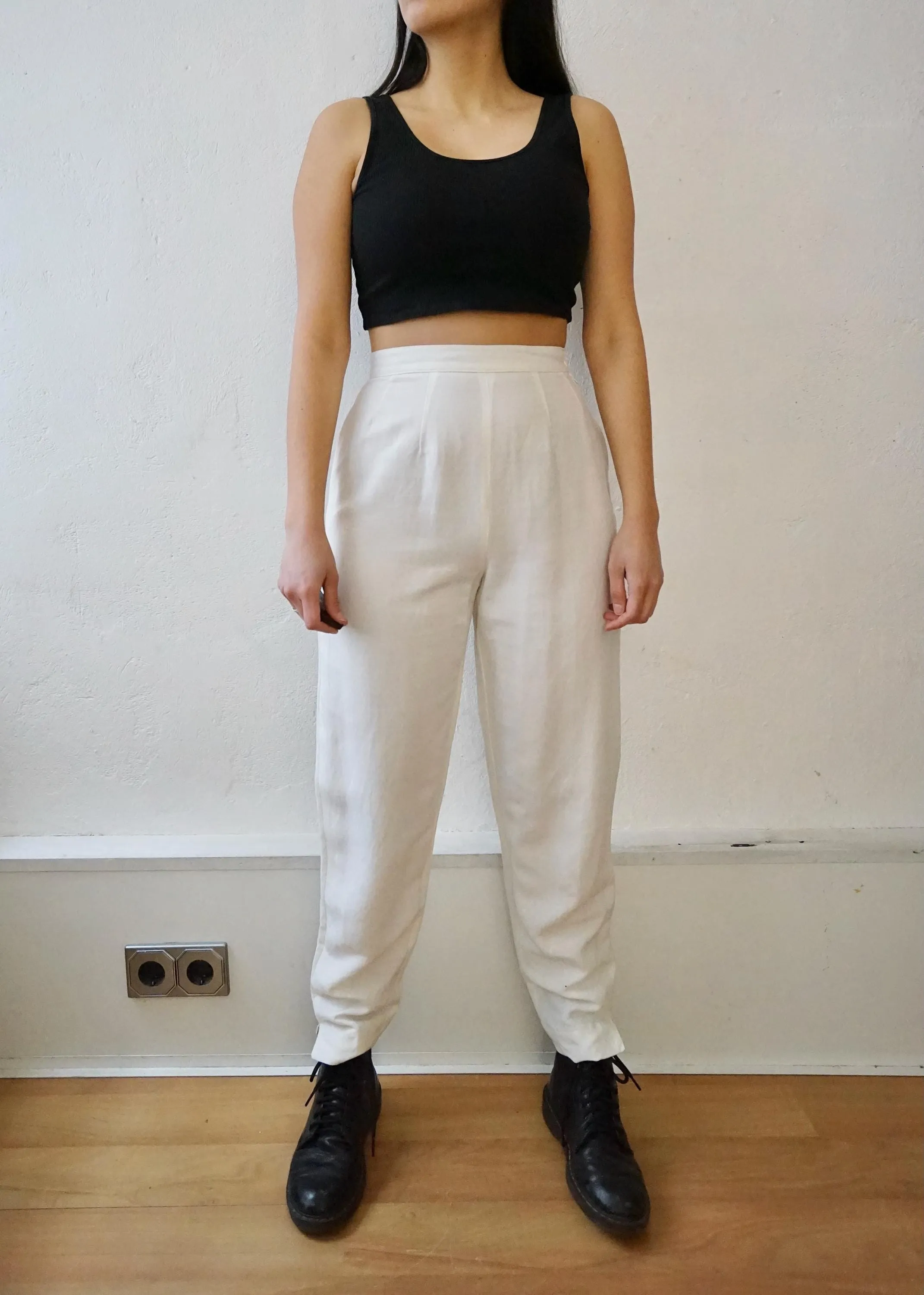 Vintage linen mix Pants size S