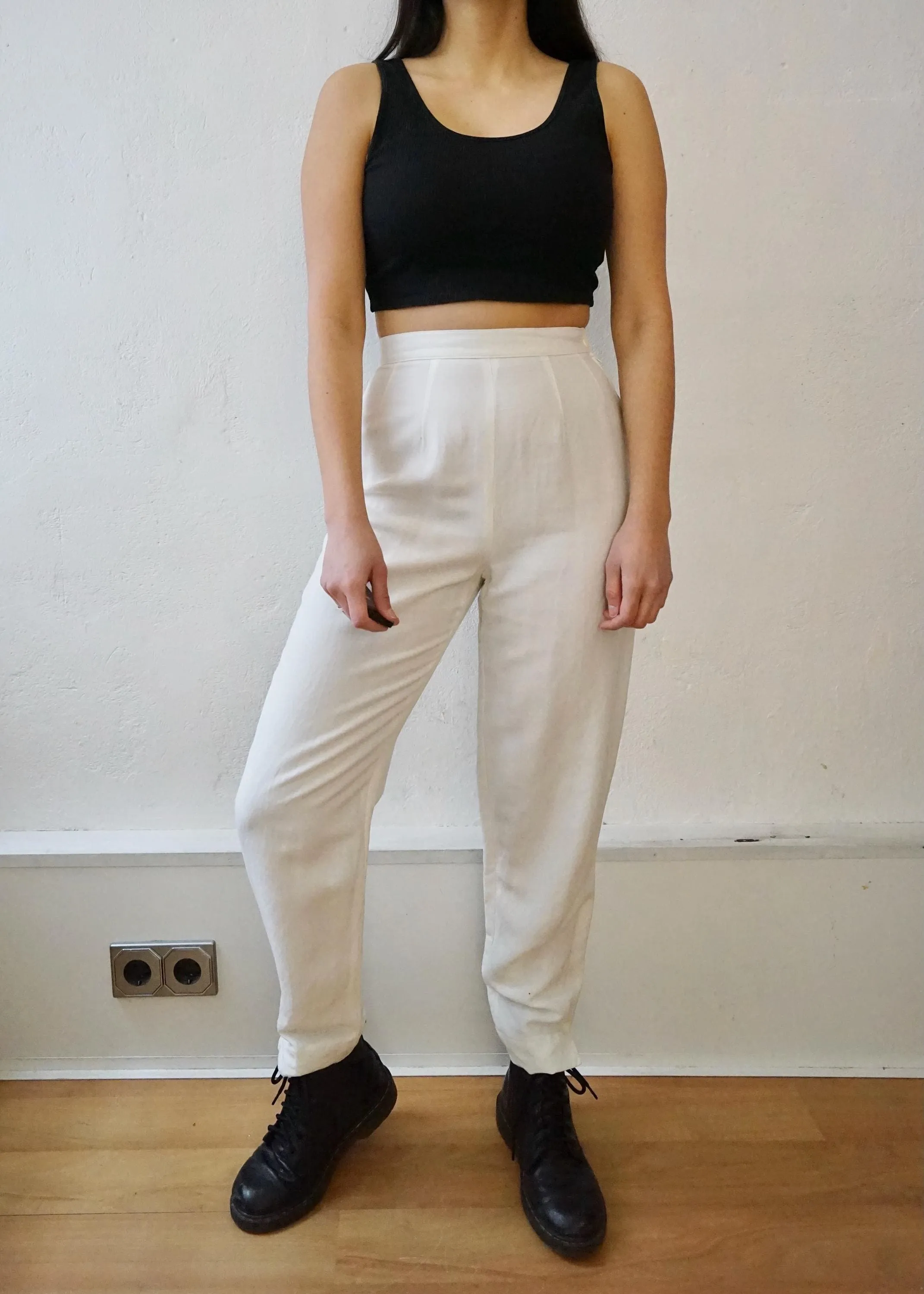 Vintage linen mix Pants size S