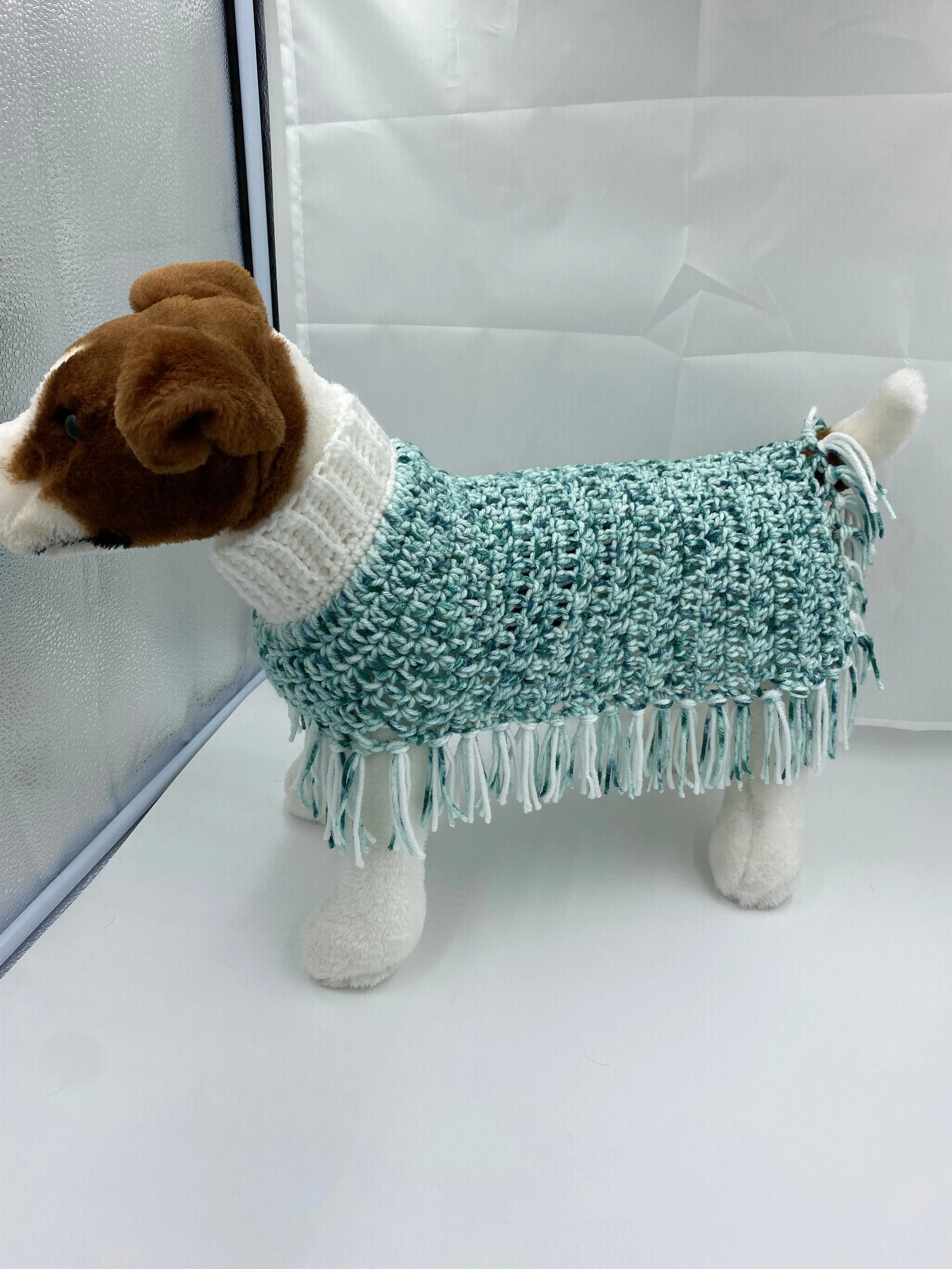 Water and Ice Dog Poncho