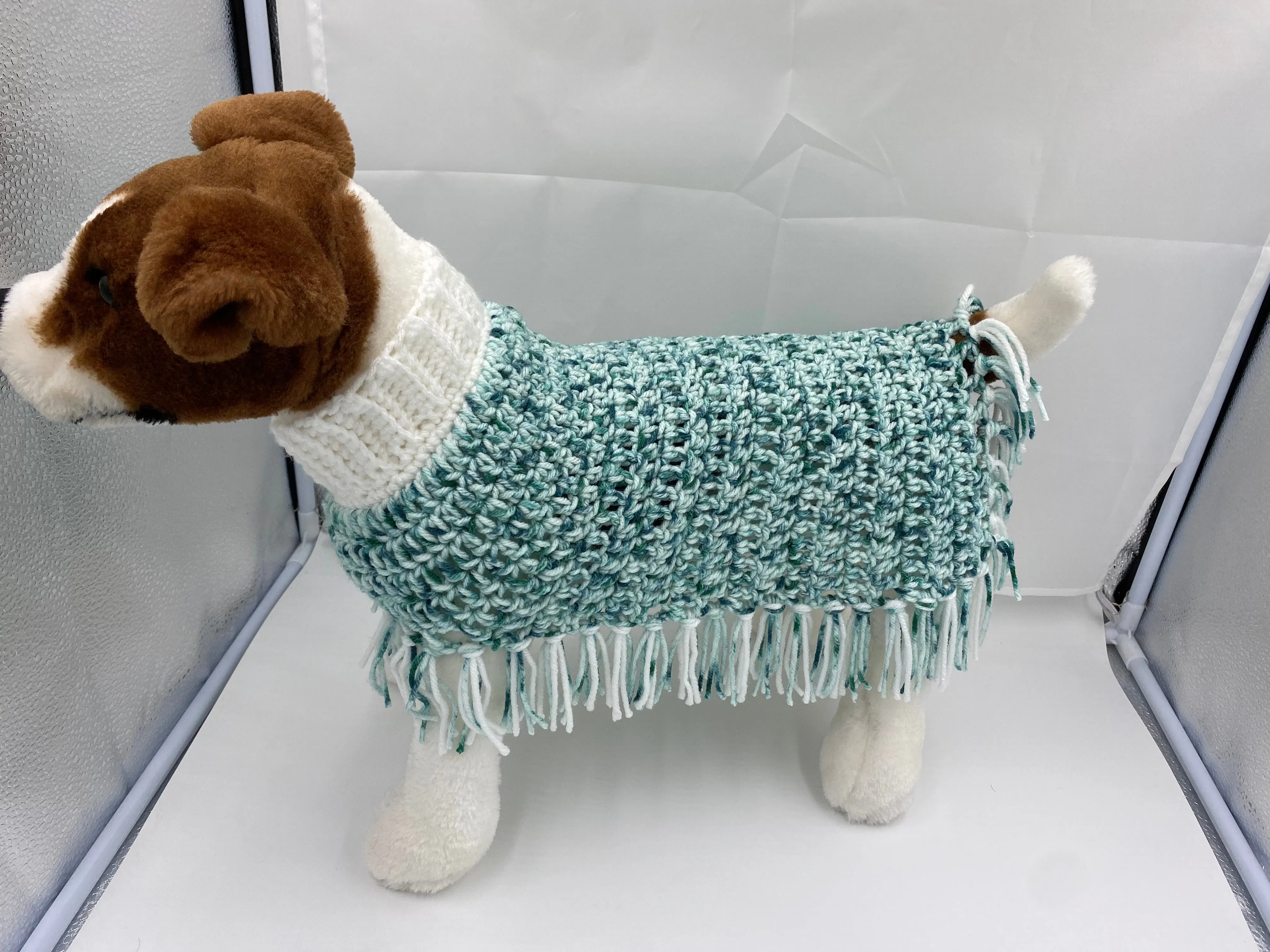 Water and Ice Dog Poncho