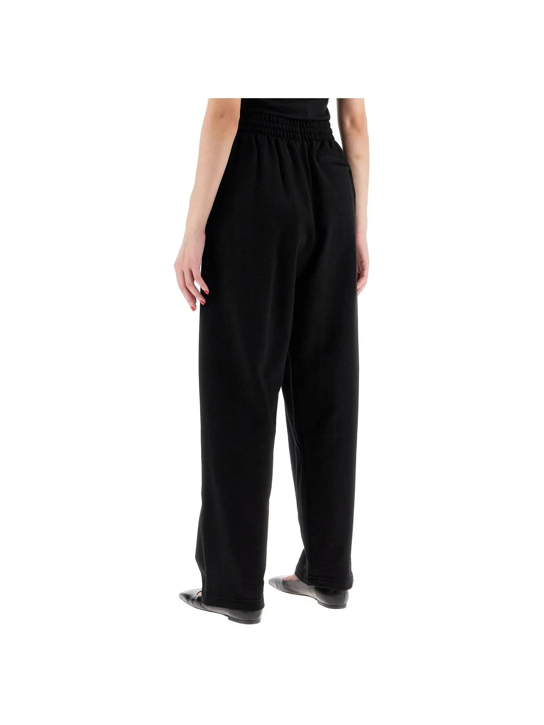 Wide-Leg Joggers - Cotton