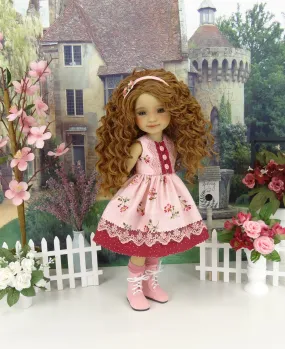 Wild Rose - dress with boots for Ruby Red Fashion Friends doll