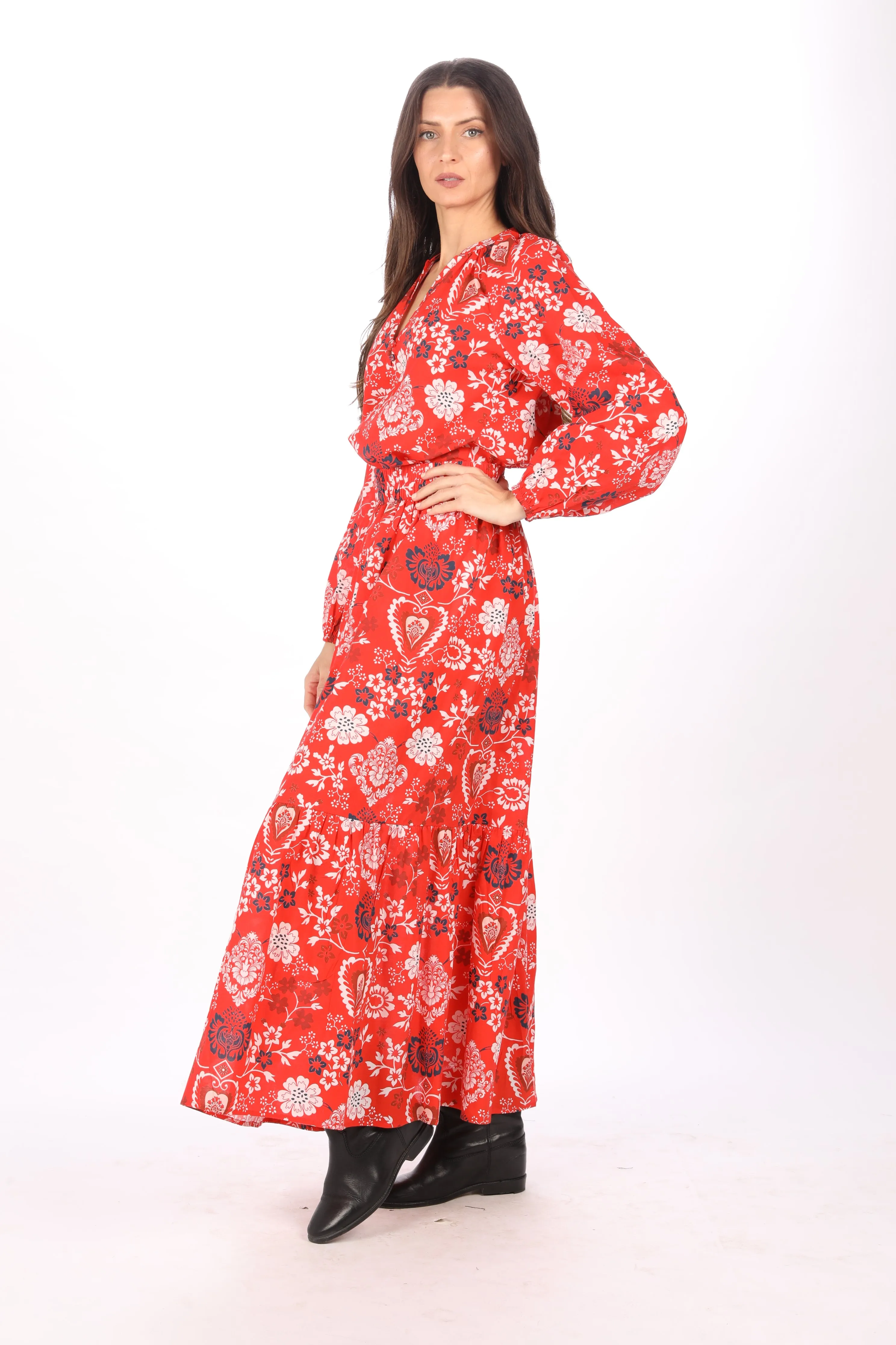 Willow Skirt. Scarlet