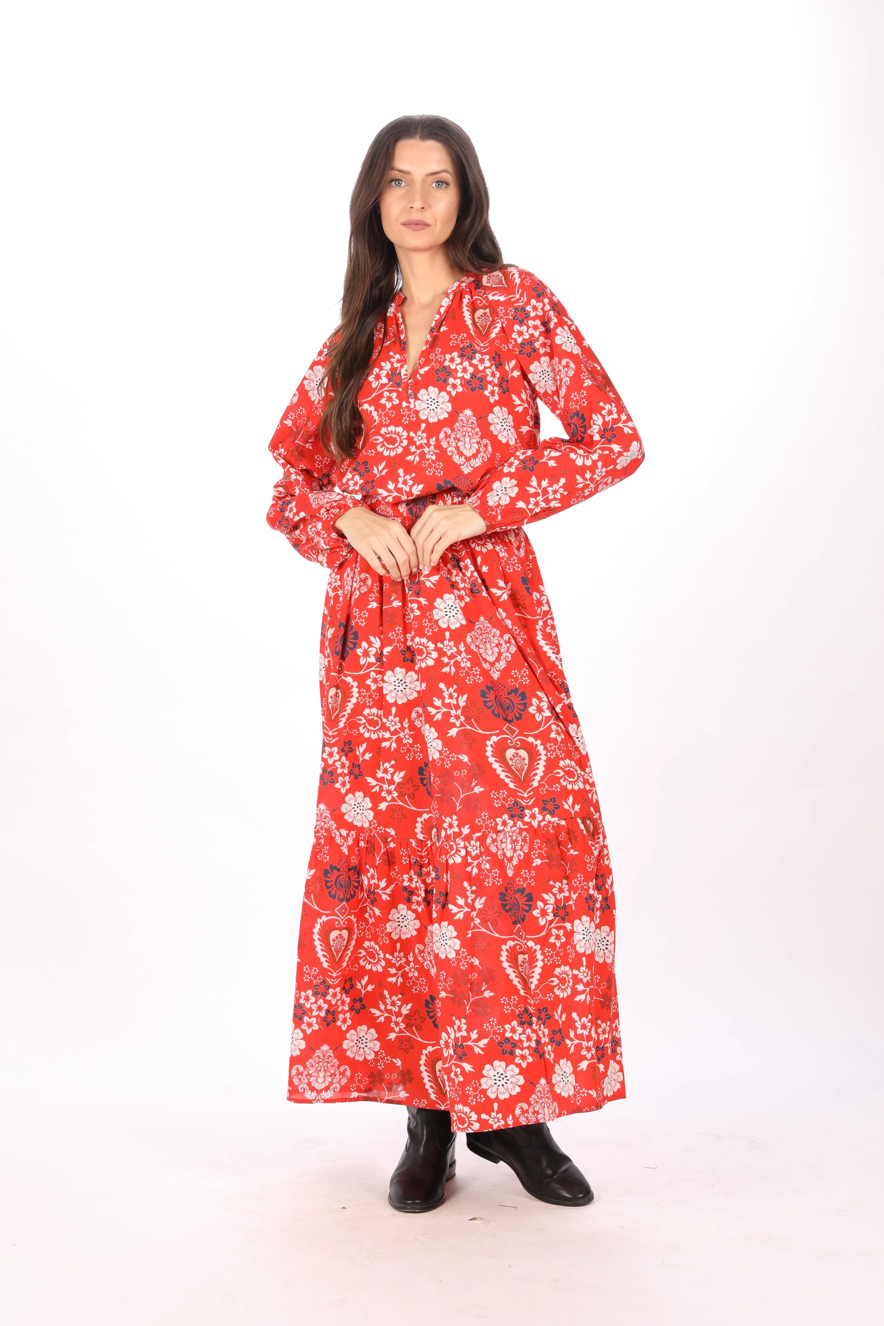 Willow Skirt. Scarlet