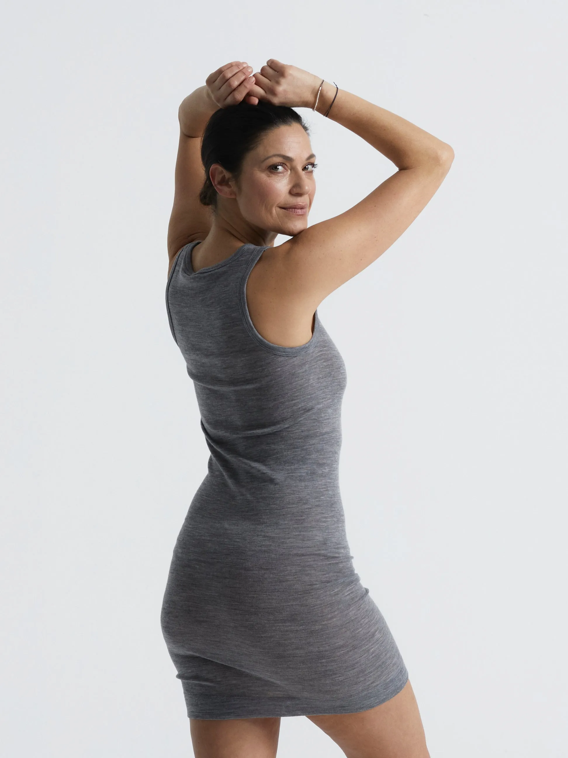 Woolen Rosa | Merinowolle - Grey Melange