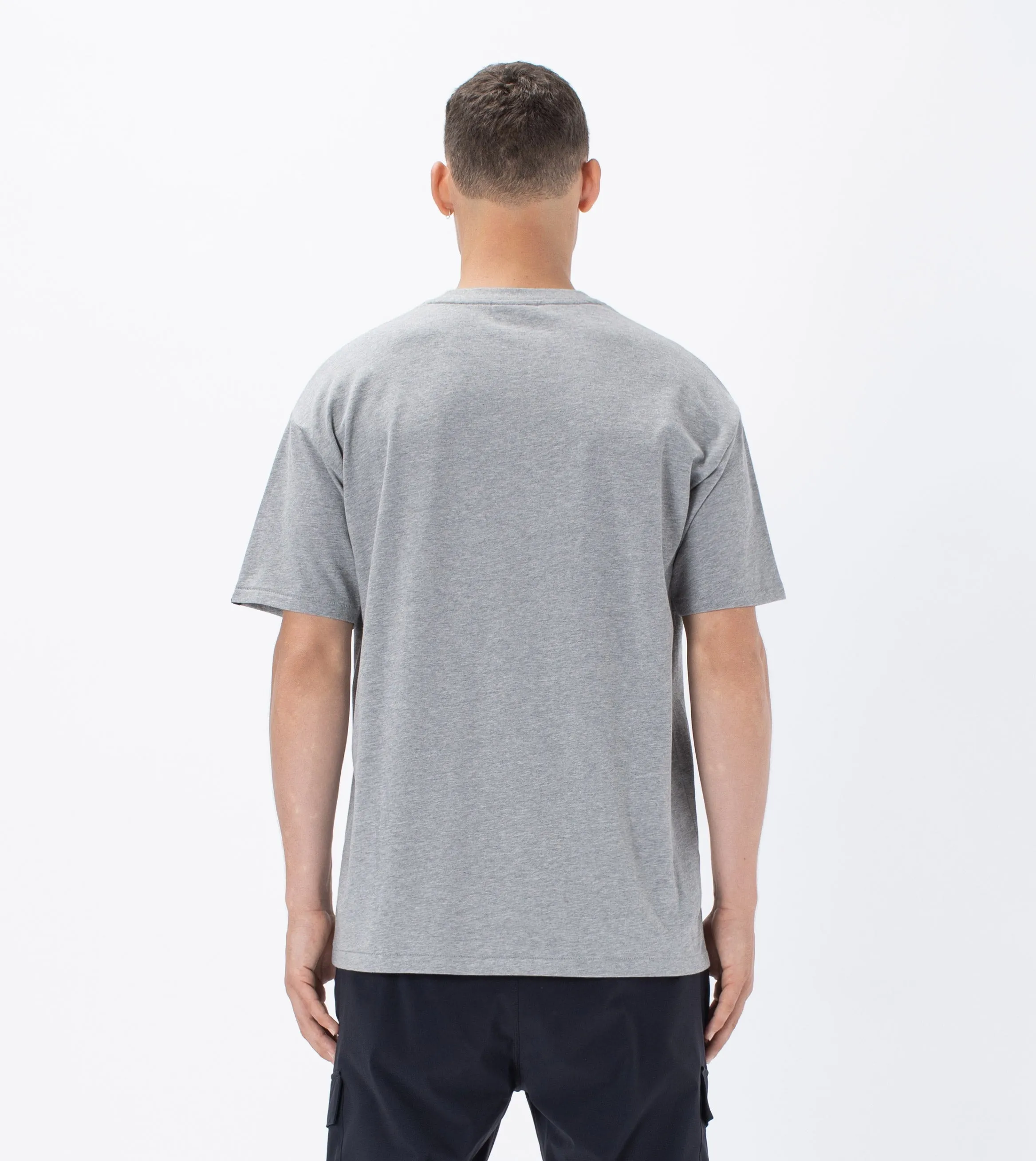 ZNRB Box Tee Dk Grey Marle
